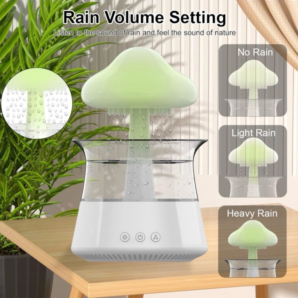 NWT Aroma Diffuser Cloud Rain Humidifier - Picture 4 of 7
